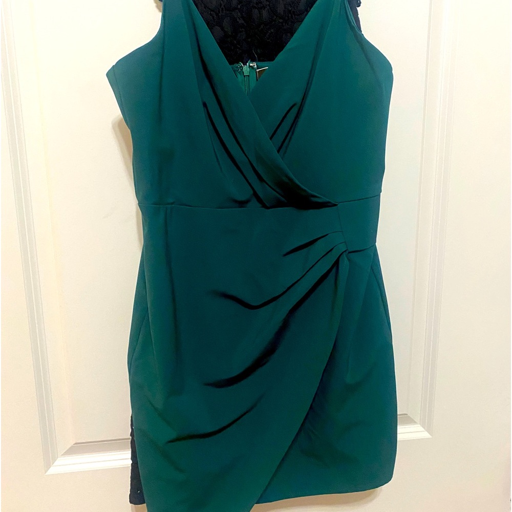 Blue blush green spaghetti strap dresses (m)